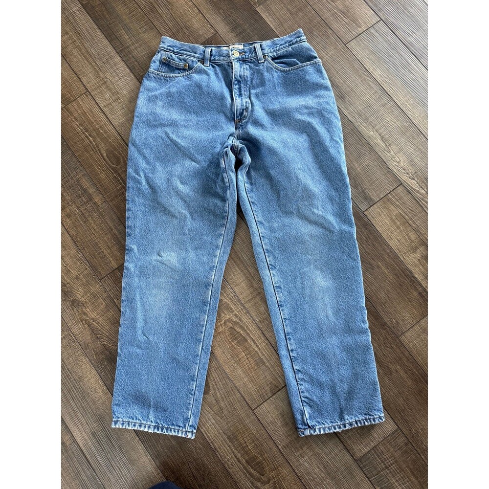 Women’s Vintage LL Bean Flannel Lined Jeans Sz. 14 Regular